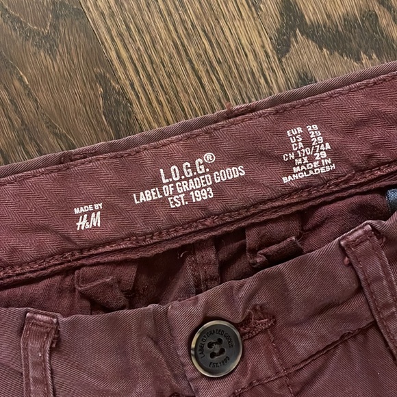 H&M L.O.G.G. SLIM CHINO - Picture 4 of 4